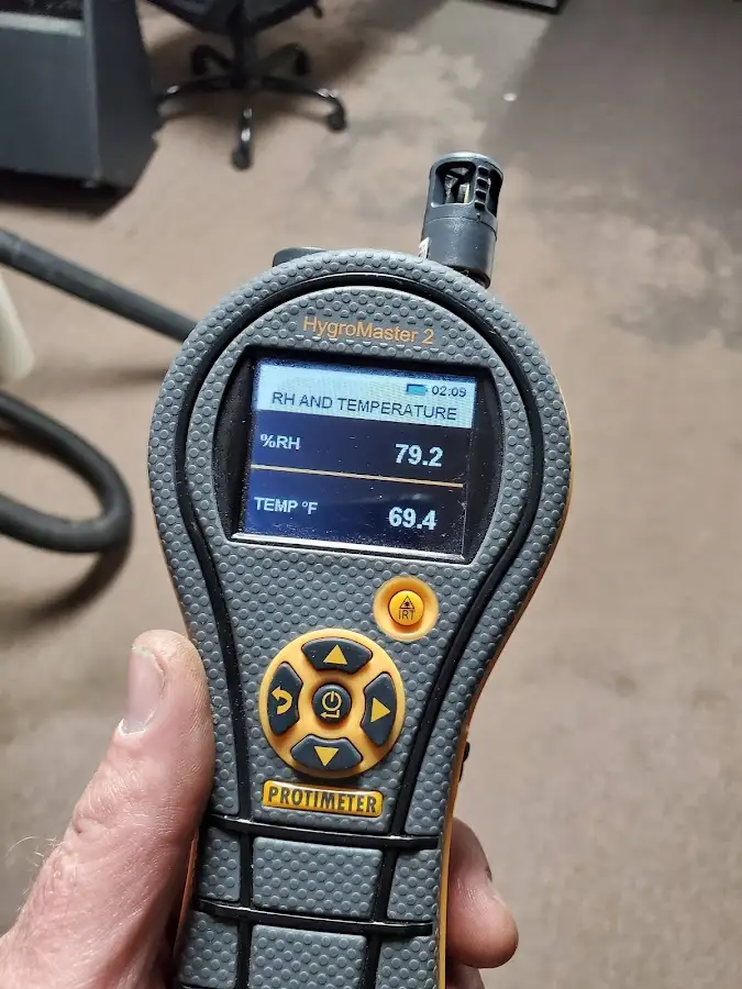 Moisture meter humidity assessment for Mold Remediation & Removal in Gibsonville